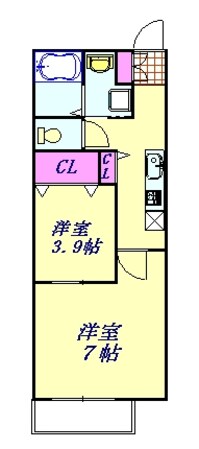 ベルハイムの物件間取画像